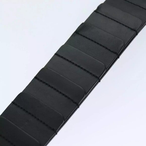 GUCCI Belt Leather 26.8""""""""-28.7"""""""" Black Auth bs - Picture 7 of 12